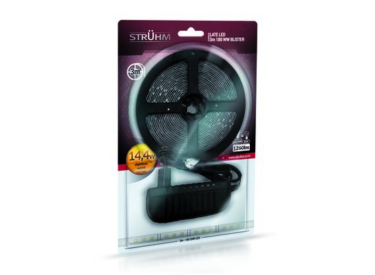 Taśma LATE LED 3 m 180 WW BLISTER STRÜHM