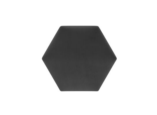 Panel tapicerowany HEXAGO PH czarny 17 x 17 cm ME31