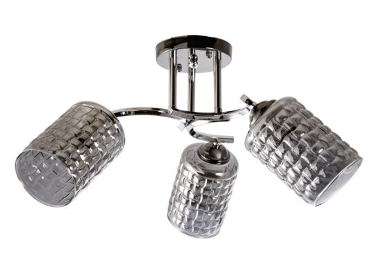 Lampa przysufitowa 3 płomienna W-N 3599/3 metalowa chrom