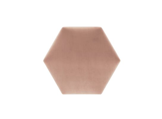 Panel tapicerowany HEXAGO PH pudrowy róż 17 x 17 cm ME25