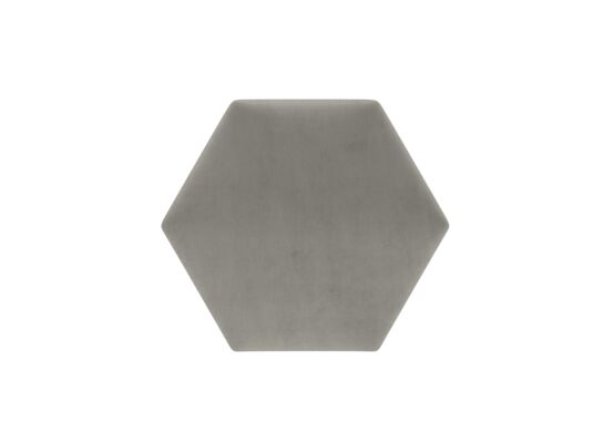Panel tapicerowany HEXAGO PH szary 17 x 17 cm ME30