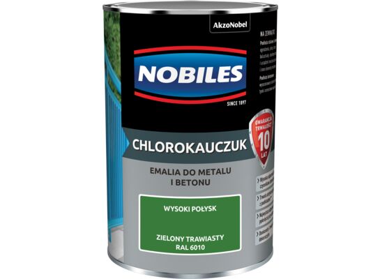 Emalia chlorokauczukowa Zielony Trawiasty 0,9 l NOBILES