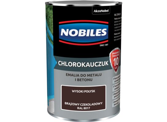 Emalia chlorokauczukowa Brązowy Czekoladowy 0,9 l NOBILES