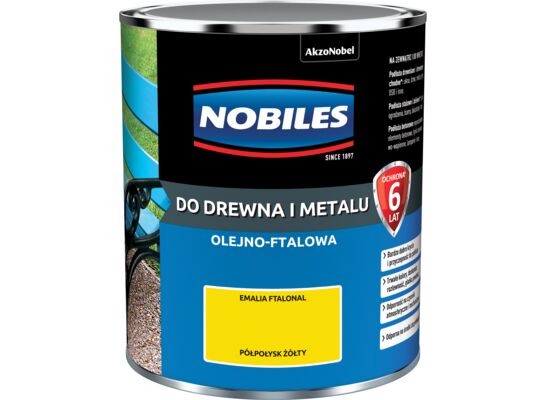 Emalia ftalowa Ftalonal Żółty półpołysk 0,7 l NOBILES