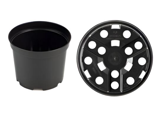 Doniczka produkcyjna 33 cm czarna