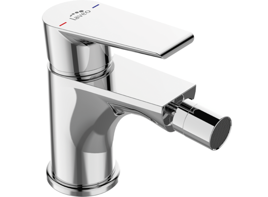 Bateria bidetowa LARGO stojąca z korkiem chrom