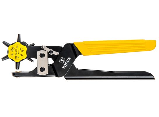 Dziurkacz rewolwerowy do skóry 240 mm TOPEX