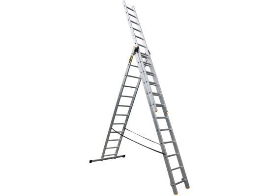 Drabina wielofunkcyjna 3x12 stopniowa PRO tłoczona 150 kg DRABEST