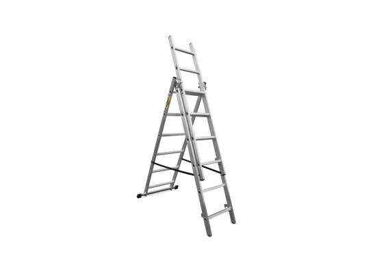 Drabina wielofunkcyjna dla domu 3x6 stopni BASIC tłoczona 150 kg DRABEST