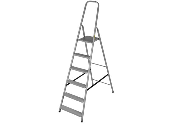 Drabina stalowa domowa 6 stopniowa 125 kg DRABEST
