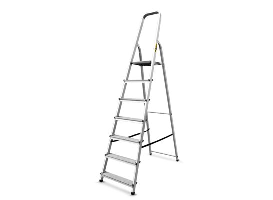 Drabina aluminiowa domowa 7 stopniowa 125 kg DRABEST