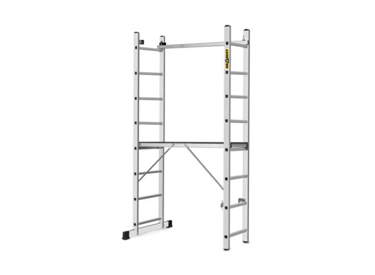 Rusztowanie aluminiowe BASIC 2x8 z podestem 33 x 114cm DRABEST