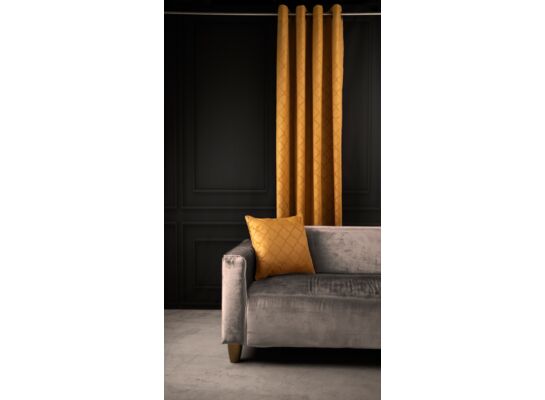 Zasłona Maroco musztarda 140 x 270 cm przelotki