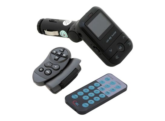 Transmiter FM FM24B z pilotem i modułem na kierownicę DPM