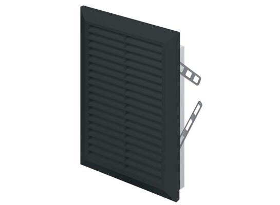 Osłona wentylacyjna 10 x 24 czarna