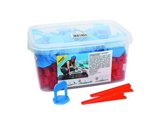 System poziomowania płytek klin zestaw TEO 50 sztuk