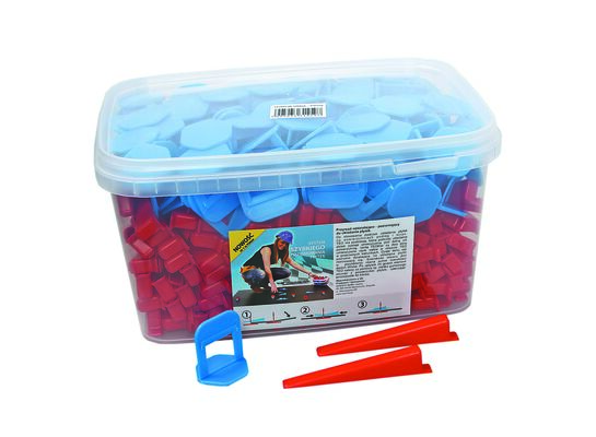 System poziomowania płytek klin zestaw TEO 100 sztuk