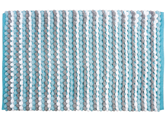 Dywanik łazienkowy "Mosaic" 50 x 80 cm jasnoniebieski