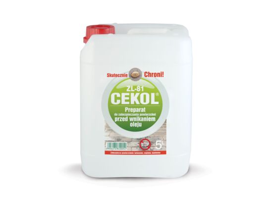 Preparat do zabezpieczania powierzchni przed wnikaniem oleju 5 l CEKOL