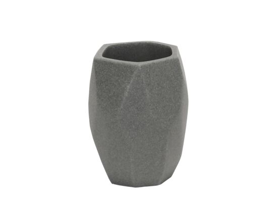 Kubek Crystal żywica syntetyczna szary