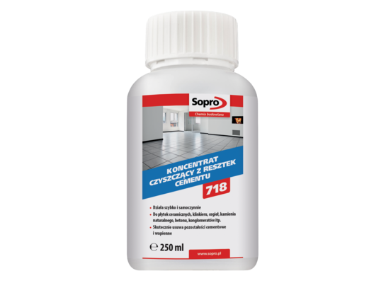 Koncentrat czyszczący z resztek cementu ZE 718 250 ml Sopro