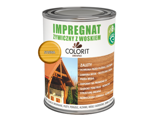 Impregnat żywiczny z woskiem Sosna 0,75 l Colorit Drewno