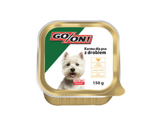 Karma mokra dla psów 150 g z drobiem GO/ON!