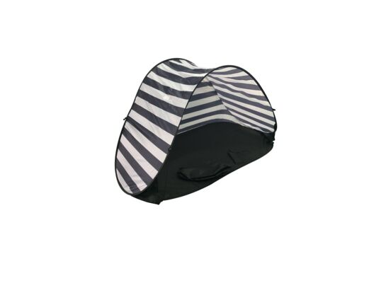 Namiot plażowy czarno-biały