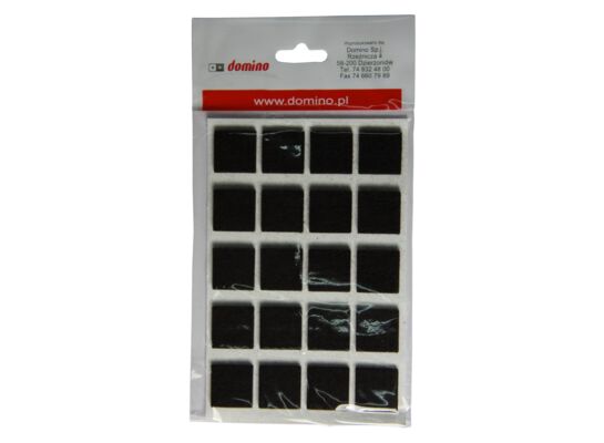 Filc brązowy 20 x 20 mm