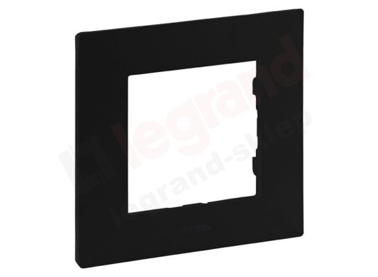 Ramka pojedyncza NILOE STEP czarny mat