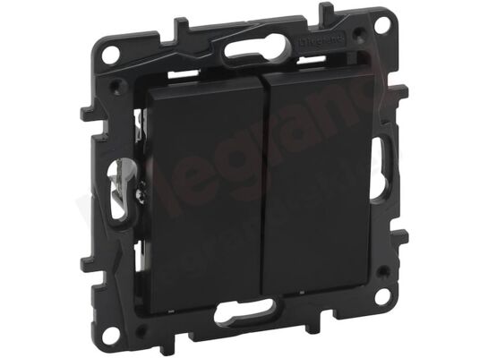 Łącznik świecznikowy NILOE STEP czarny mat