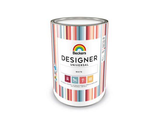 Emalia akrylowa Beckers Designer Universal White 1 l
