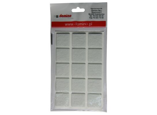 Filc biały 25 x 25 mm