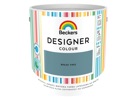 Farba lateksowa Beckers Designer Colour Break Free 2,5 l