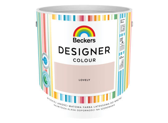 Farba lateksowa Beckers Designer Colour Lovely 2,5 l