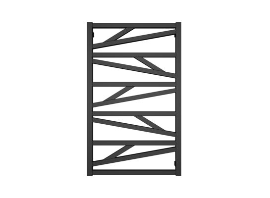 Grzejnik łazienkowy c.o. YUT-50/90C31 czarny mat dolny Instal-Projekt