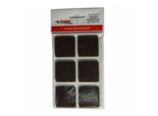 Filc brązowy 45 x 45 mm