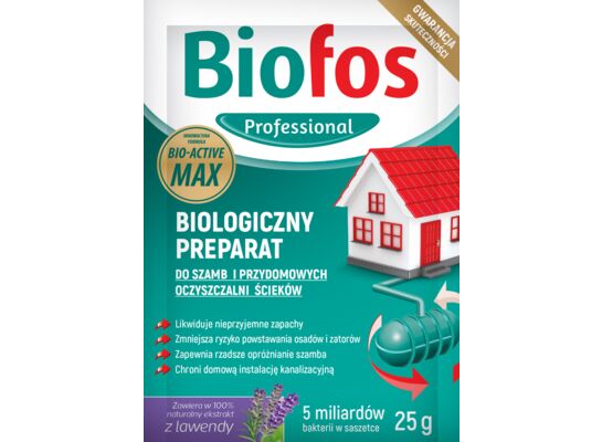Saszetka do szamb Biofos 25 g