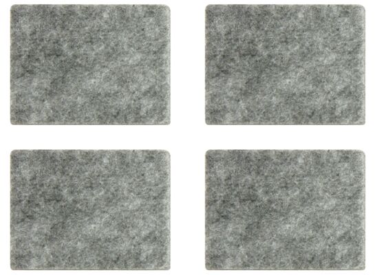 Filc szary 45 x 60 mm