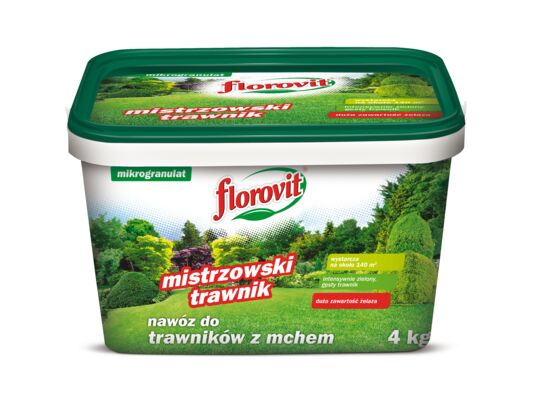 Nawóz granulowany Florovit Do trawników z mchem 4 kg