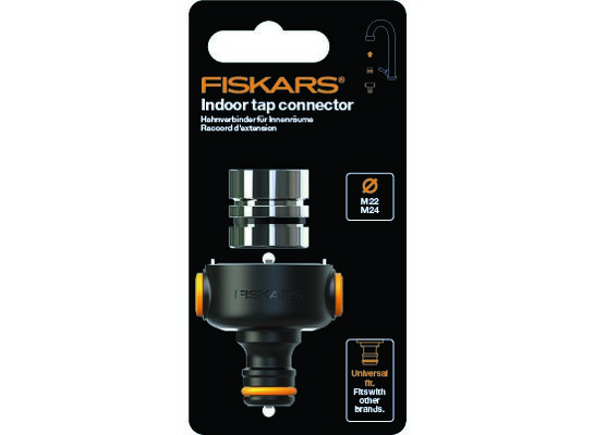 Przyłącze kranowe do kranów wewnętrznych M 22 x 1/M 24 x 1 Fiskars