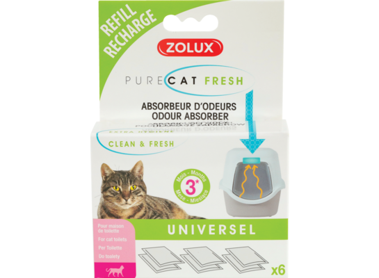 Wkłady do pochłaniacza zapachów ZOLUX PURECAT FRESH