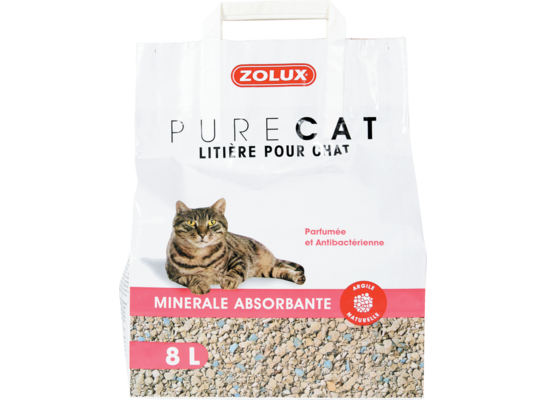 Żwirek PURECAT pochłaniający perfumowany antybakteryjny 8 l Zolux