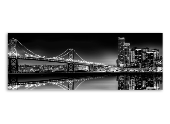 Obraz Canvas Silver 60 x 150 ST485 BRIDGE