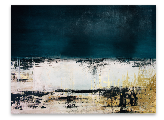 Obraz Canvas 85 x 113 ST564 BLUE ABSTRACT