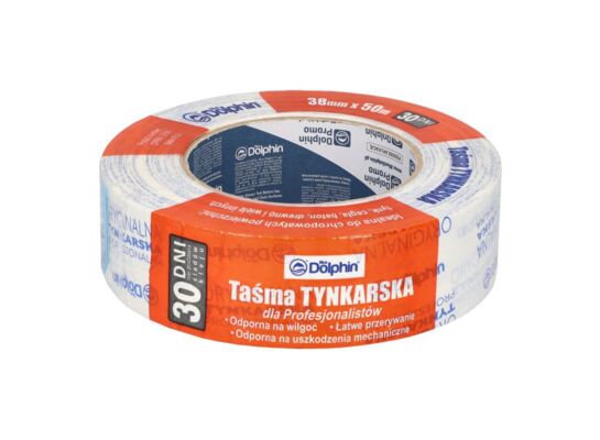 Taśma tynkarska 30 DNI 38 mm x 50 m Blue Dolphin