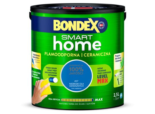 Farba ceramiczna SMART HOME niebieski dla odważnych 2,5 l