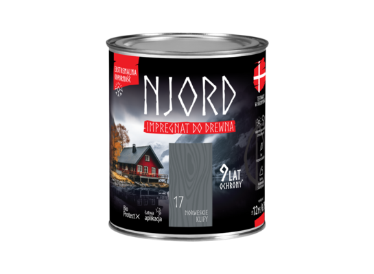 Impregnat do elewacji drewnianych Njord norweskie klify 0,75 l LuxDecor