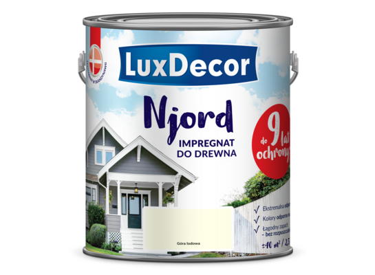 Impregnat do elewacji drewnianych Njord góra lodowa 2,5 l LuxDecor