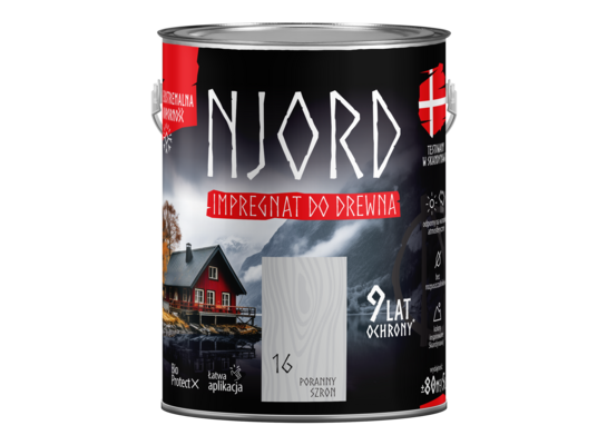Impregnat do drewna poranny szron 5 l Njord
